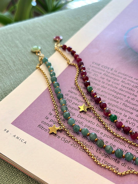 Braccialetti doppi pietre dure