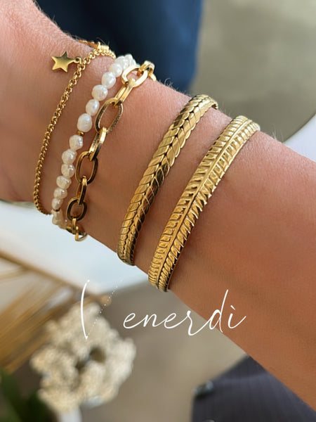 Braccialetto rigido regolabile