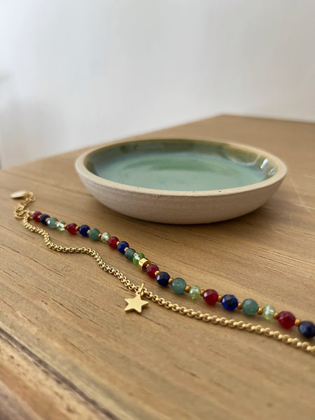 Braccialetti doppi pietre dure