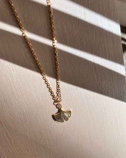 Collana foglia Gingko
