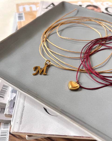 Girocollo choker cordoncino o/e ciondoli a scelta