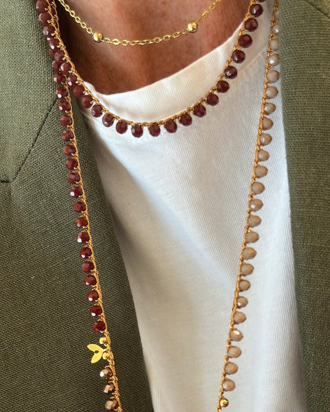 Collana sfumature di Chocolate brown