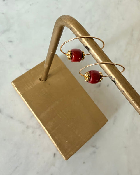 Cerchietti bordeaux o beige