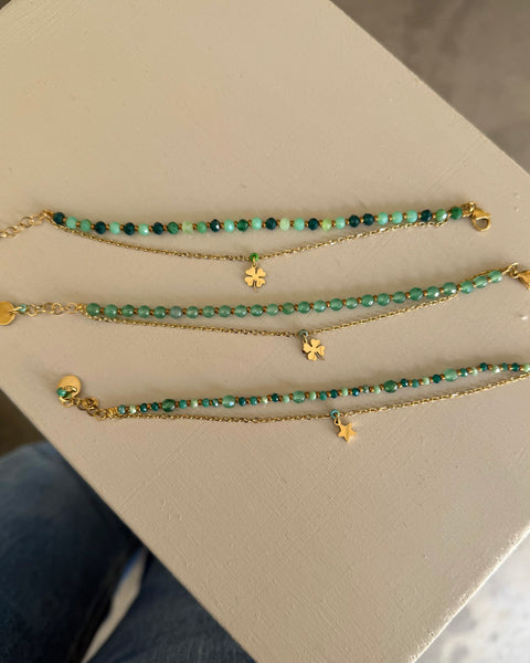 Braccialetti doppi pietre dure